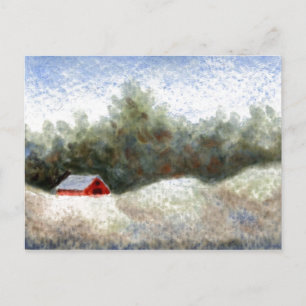 "Wooden Shed" Country Roads Postcard