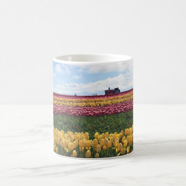 Wooden Shoe Tulip Farm, Woodburn, Oregon Coffee Mug (Center)