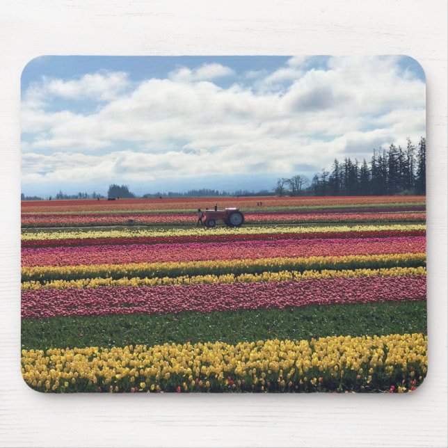 Wooden Shoe Tulip Farm, Woodburn, Oregon Mouse Mat (Front)