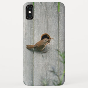 Wooden smart phone bird house iPhone XS max case