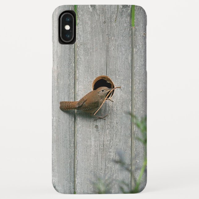 Wooden smart phone bird house Case-Mate iPhone case (Back)