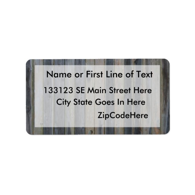 Wooden solid slat fence , perfect background label (Front)