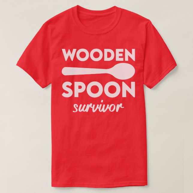 Wooden Spoon Survivor 11 T-Shirt (Design Front)