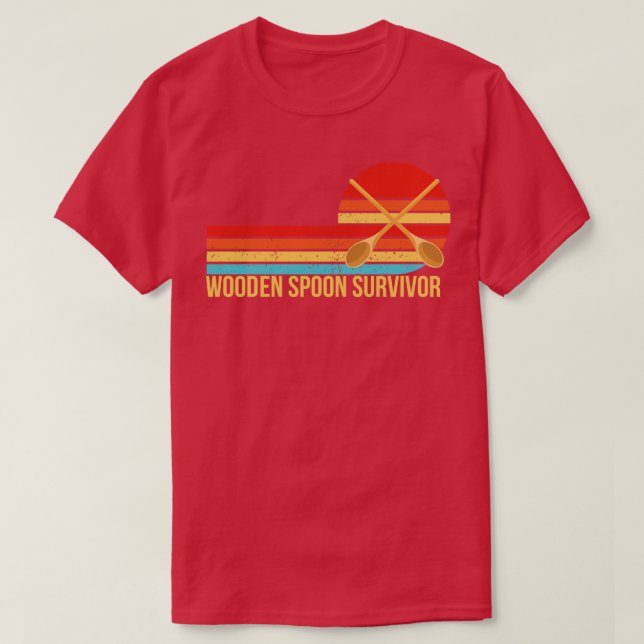wooden spoon survivor 9 T-Shirt (Design Front)