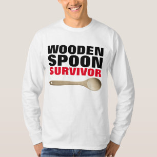 WOODEN SPOON SURVIVOR Funny T-shirts