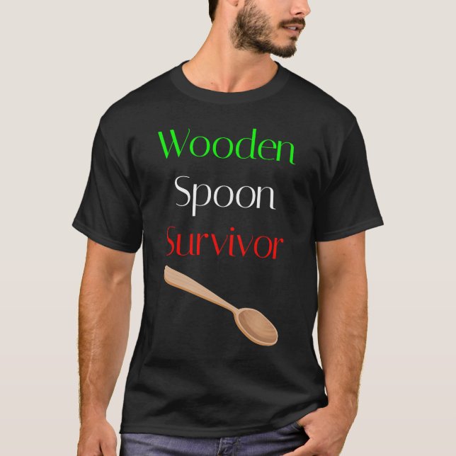 Wooden spoon survivor  Italian T-Shirt (Front)