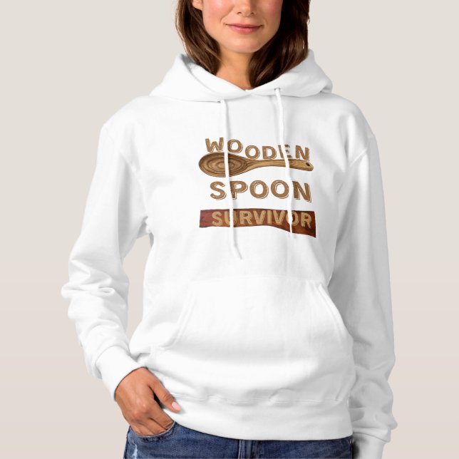 Wooden spoon survivor T-Shirt Hoodie (Front)