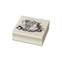 wooden stamp Magyar Vizsla
