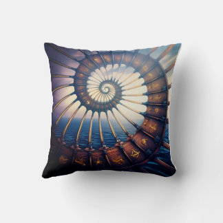 Wooden Star Portal On The Water Cushion