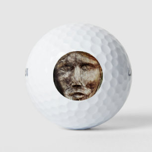 Wooden Stare Golf Balls