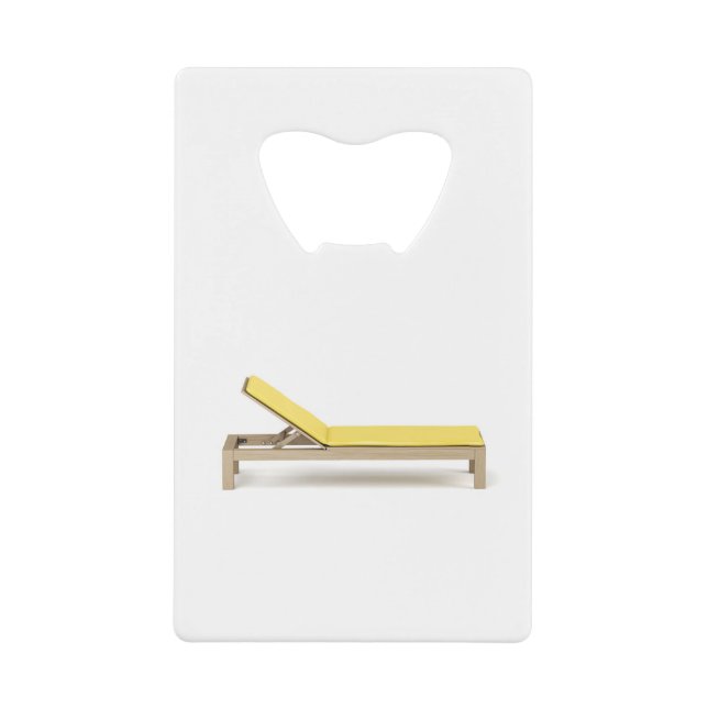 Wooden sun lounger with mattress (Front)