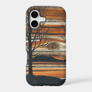 Wooden sunset
