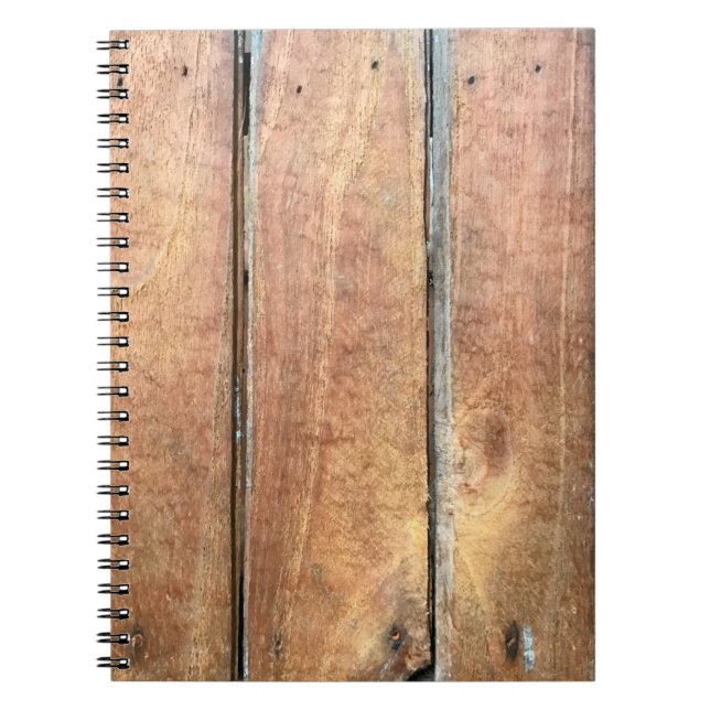 wooden texture background. abstract,aged,backgroun notebook (Front)