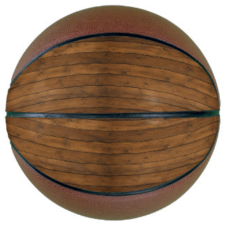 Wooden Texture Basketball