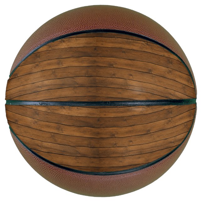 Wooden Texture Basketball (Front)