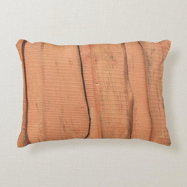 Wooden texture decorative cushion (Front)