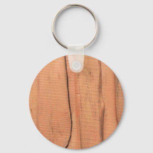 Wooden texture key ring