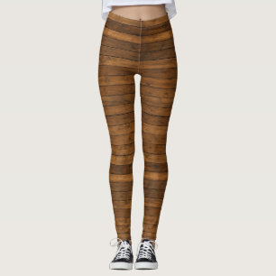Wooden Texture Leggings