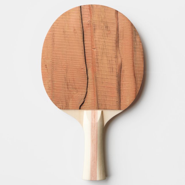 Wooden texture ping pong paddle (Front)
