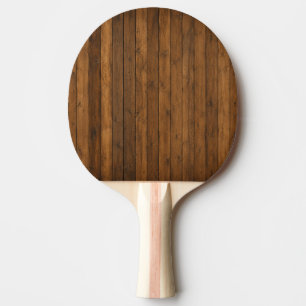 Wooden Texture Ping Pong Paddle