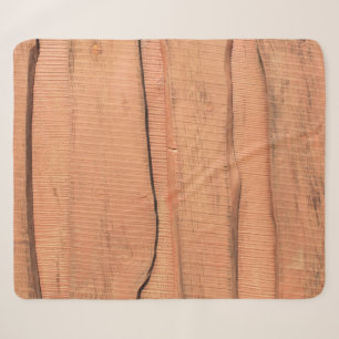 Wooden texture sherpa blanket