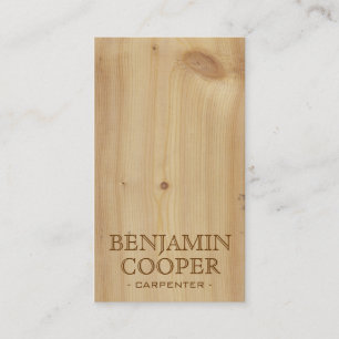 Wooden Texture - Style A Business Card