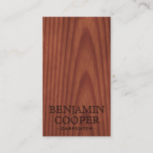 Wooden Texture - Style C Business Card