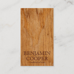 Wooden Texture - Style D Business Card