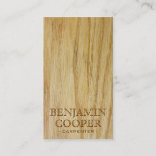 Wooden Texture - Style E Business Card