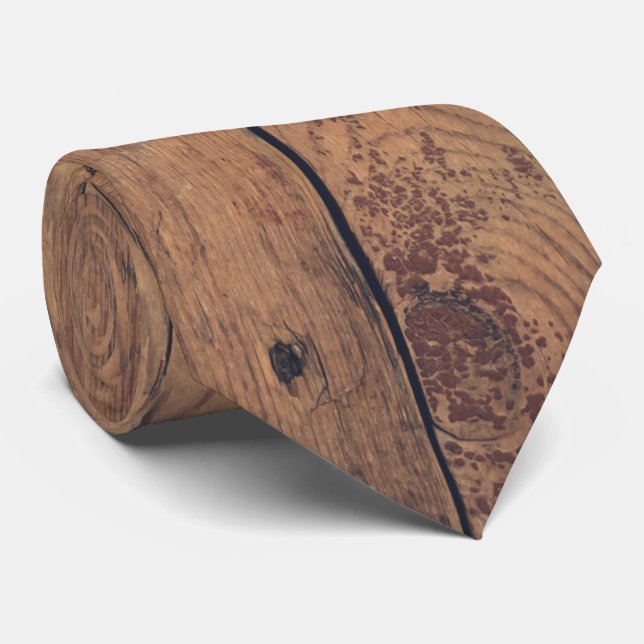 Wooden texture tie (Rolled)