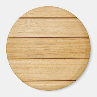 Wooden Tiles Large Round Magnet