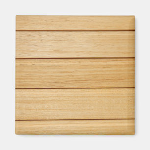 Wooden Tiles Square Magnet