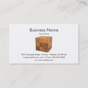 Wooden Toy Business Card Template