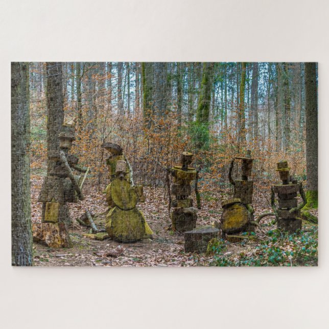 wooden tree band puzzle (Horizontal)