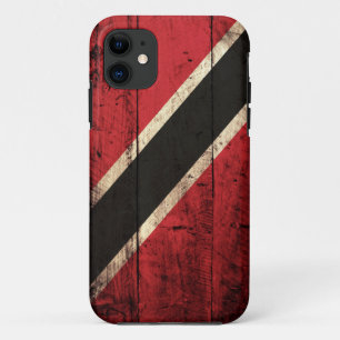 Wooden Trinidad and Tobago Flag iPhone 11 Case
