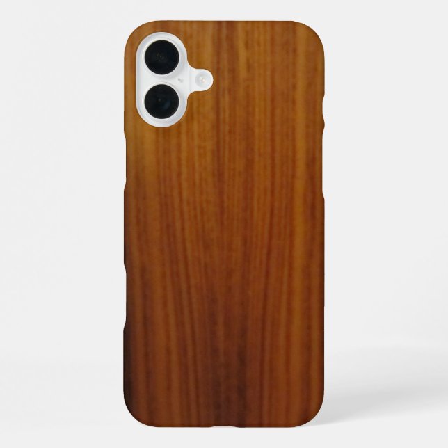 wooden veneer iPhone case (Back)