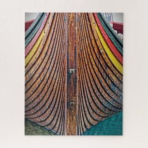 Wooden Viking Ship - 16x20 - 520 pcs Jigsaw Puzzle
