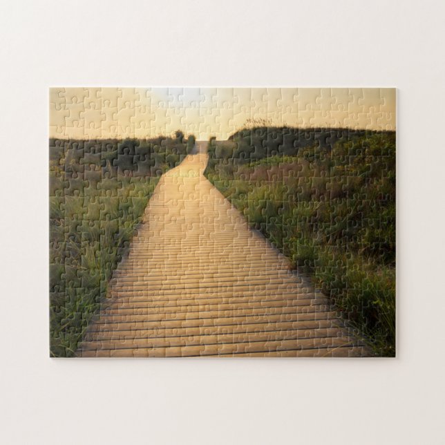 Wooden Walkway to Beach Jigsaw Puzzle (Horizontal)