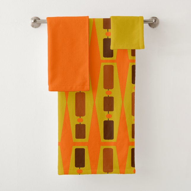 Wooden Wall Hangings Bath Towel Set (Insitu)