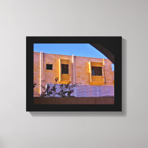 Wooden Window Covers Canvas Print