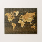 Wooden World Map