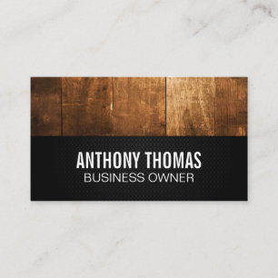 Woodend Boards Black Mesh Business Card