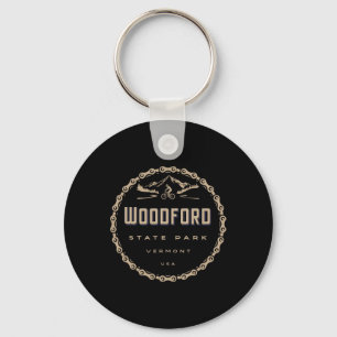 Woodford State Park Vermont Mountain Bike Biking Key Ring