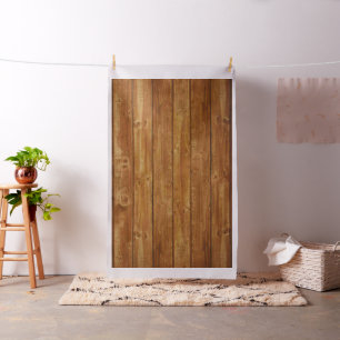Woodgrain Brown Fabric