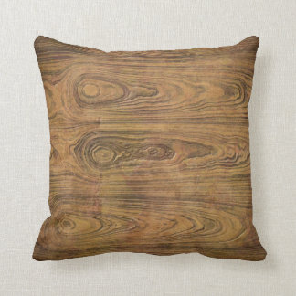 Woodgrain Rustic Country cowboyWedding Cushion