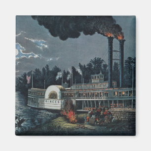 Wooding up' on the Mississippi Magnet