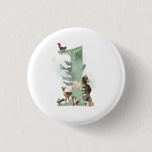Woodland 1st Birthday badge