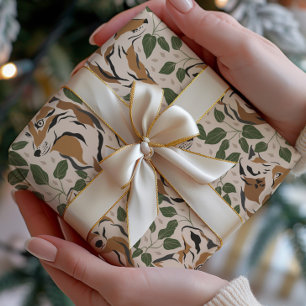 Woodland Abstract Forest Wrapping Paper