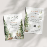 Woodland Adventure Awaits | All in One Baby Shower