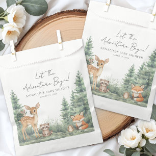 Woodland Adventure Baby Shower Favour Bags
